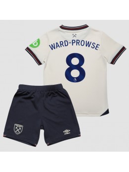 Billige West Ham United James Ward-Prowse #8 Bortedraktsett Barn 2025-26 Kortermet (+ Korte bukser)